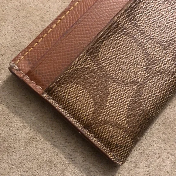 Coach Monogrammed Slim Card Case Wallet - Picture 11 of 16